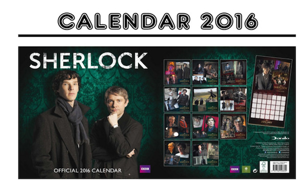 Sherlock Calendario 2016