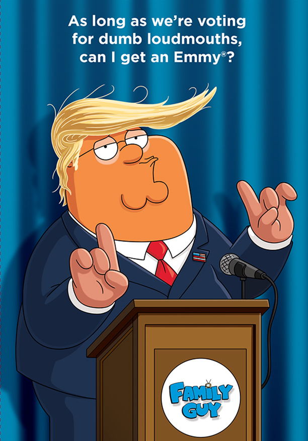 Peter Griffin - Emmy - Trump