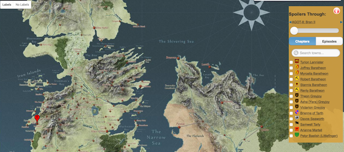 Mappa Westeros