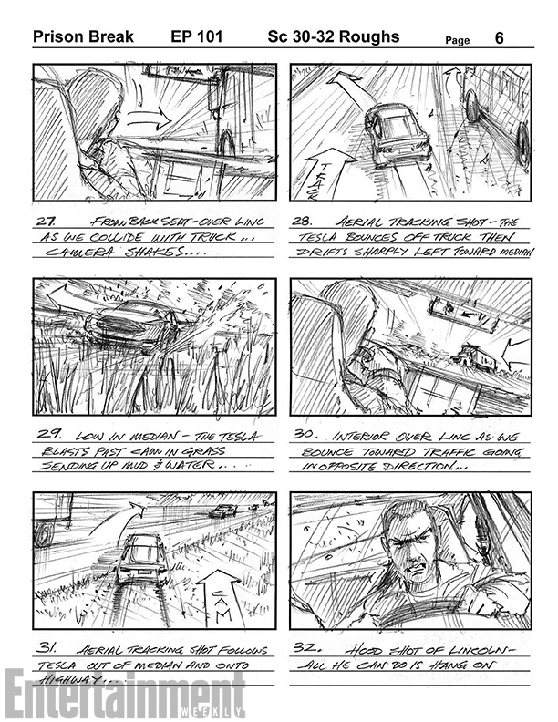 Prison Break - Storyboard