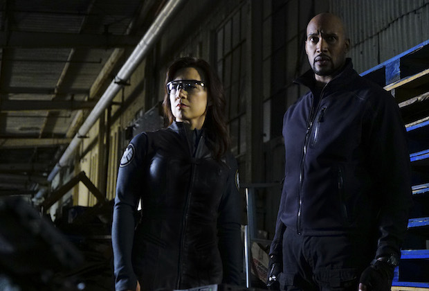 MARVEL'S AGENTS OF S.H.I.E.L.D. - "The Ghost" - In the season premiere episode, "The Ghost," Ghost Rider is coming, and S.H.I.E.L.D will never be the same. "Marvel's Agents of S.H.I.E.L.D." returns with a vengeance for the fourth exciting season in an all-new time period, TUESDAY, SEPTEMBER 20 (10:00-11:00 p.m. EDT), on the ABC Television Network. (ABC/Richard Cartwright) MING-NA WEN, HENRY SIMMONS