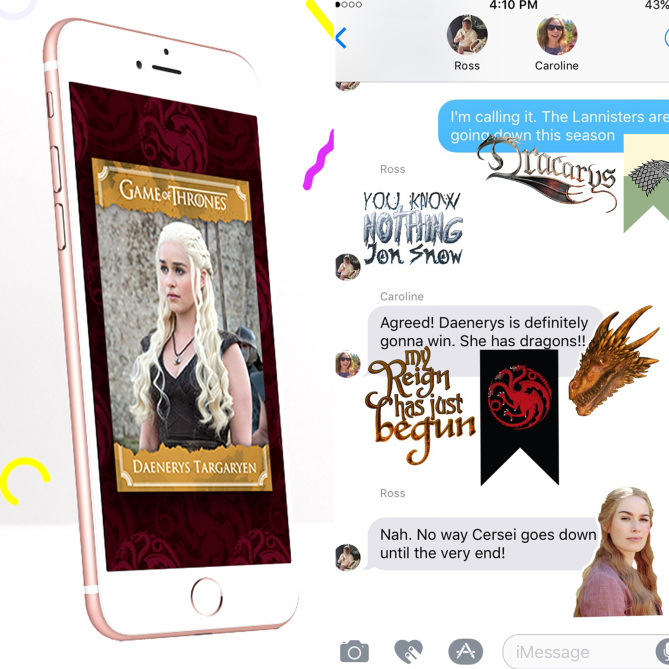 Game of Thrones sticker