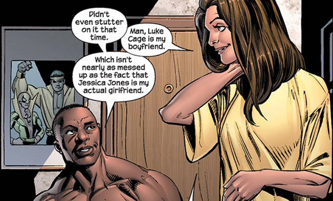 Jessica Jones e Luke Cage