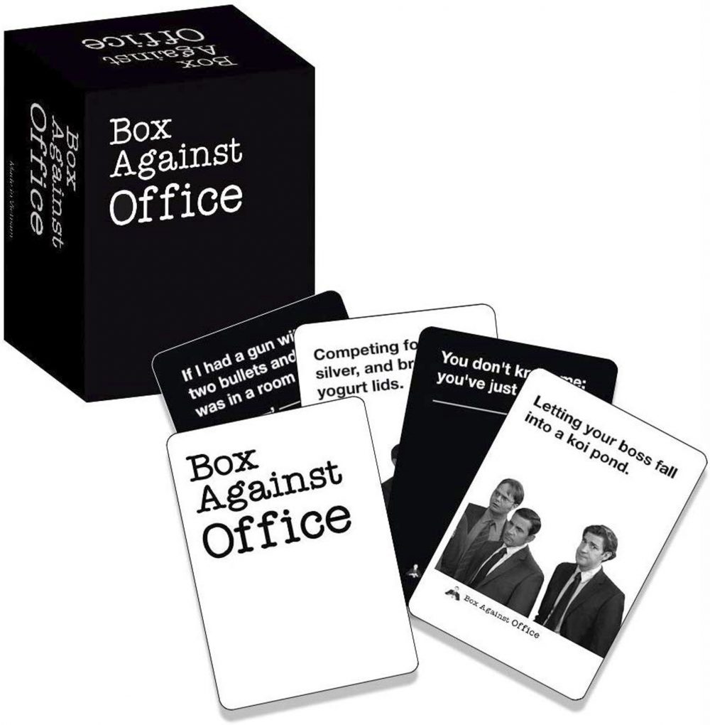 Box Against Office With 180 Cards – Funny Game