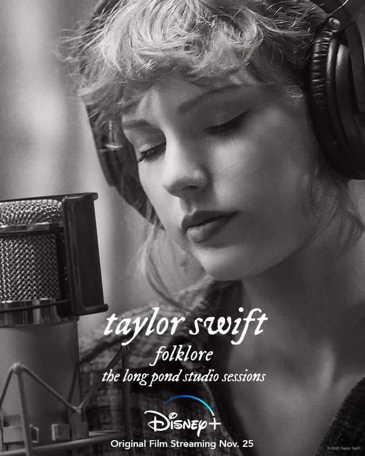 Taylor Swift annuncia Folklore the long pond studio sessions da venerdì 25 novembre su Disney+