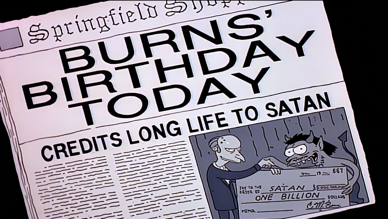 simpson compleanno burns