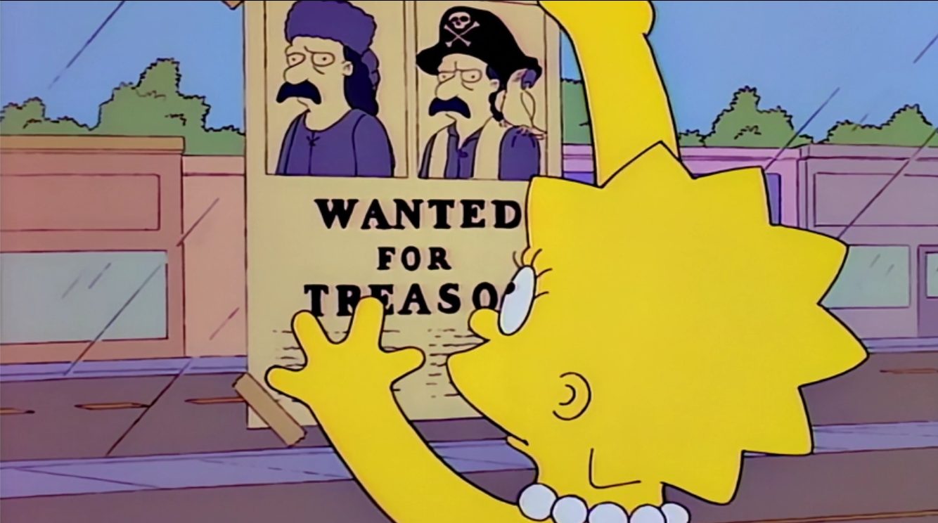 simpson wanted for treason