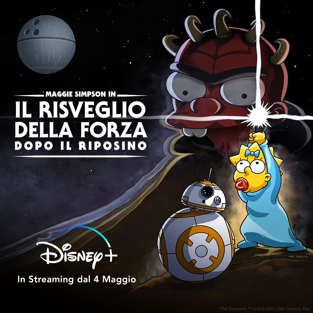 maggie simpson star wars dopo il riposino