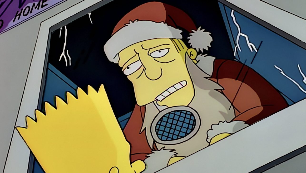 babbo natale prigione simpson