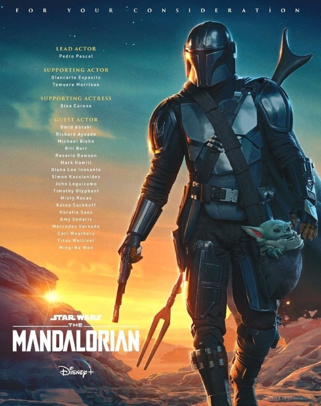 The Mandalorian la Lucasfilm candida Gina Carano per gli Emmy