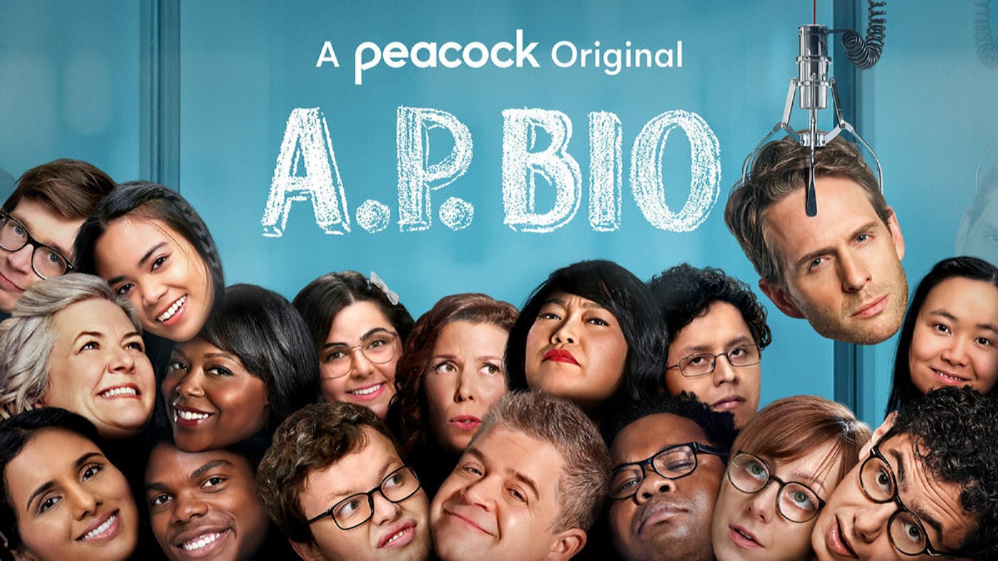 A.P. BIO -- Pictured: "A.P. Bio" Key Art -- (Photo by: Peacock)