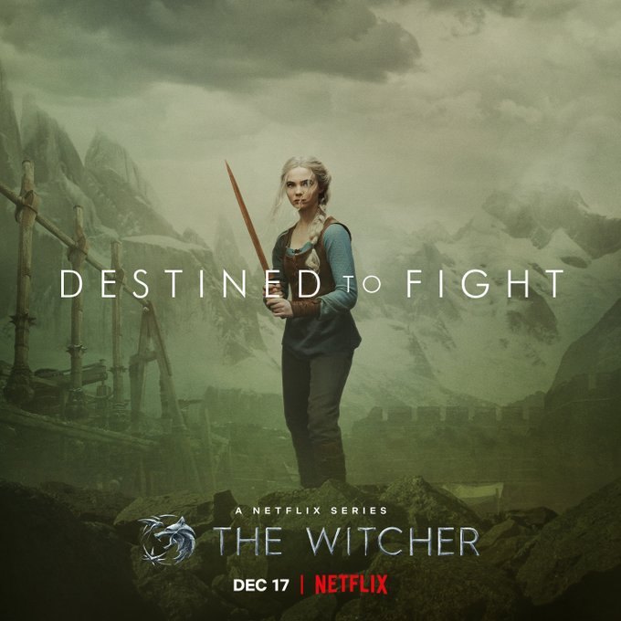 The Witcher poster Ciri