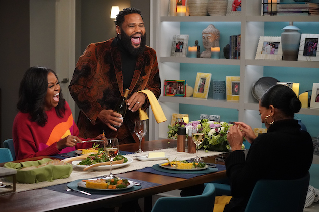 BLACK-ISH - “That’s What Friends Are For” – Season Premiere – Bow convinces Dre to attend a fundraising event for When We All Vote in hopes to make some new couple friends (and to do their part in increasing participation in each and every election), but Dre is convinced there will be nothing but dud husbands there to befriend. Their expectations are far exceeded when the special guest for the evening is none other than Michelle Obama. To their surprise, the former first lady accepts an invitation for dinner at their house. But on the evening of the special meal, the rest of the Johnsons want to crash the occasion. The season eight premiere of “black-ish” airs TUESDAY, JAN. 4 (9:30-10:00 p.m. EST/PST) on ABC. (ABC/Richard Cartwright) MICHELLE OBAMA, ANTHONY ANDERSON