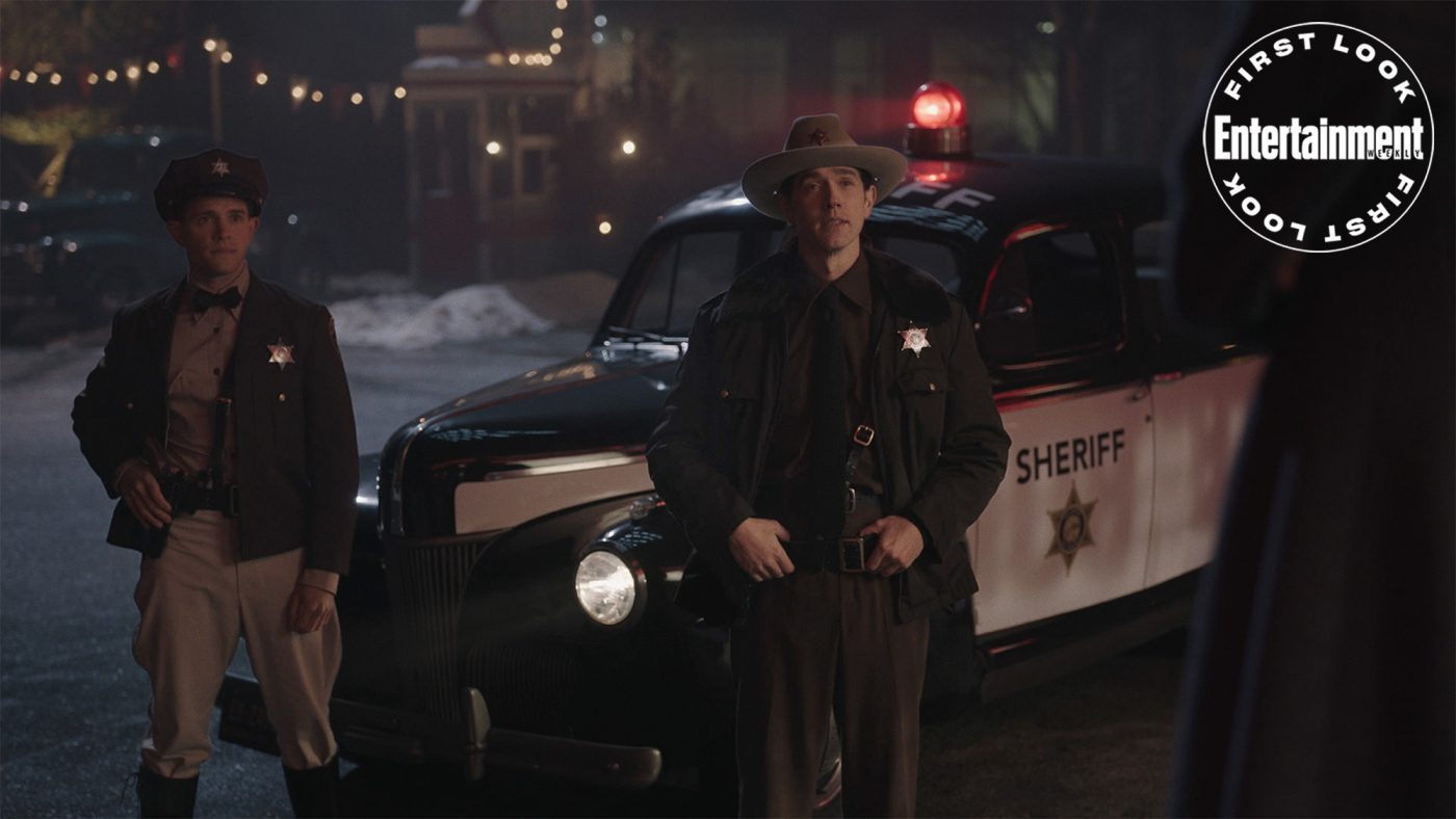 Riverdale -- “Chapter One Hundred and Six: Angels in America” -- Image Number: RVD611fg_0042r -- Pictured (L-R): Alvin Sanders as Pop Tate and Erinn Westbrook as Tabitha Tate and -- Photo: The CW -- © 2022 The CW Network, LLC. All Rights Reserved.